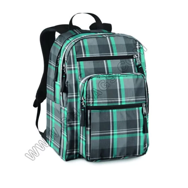 plaid big student backpacks
