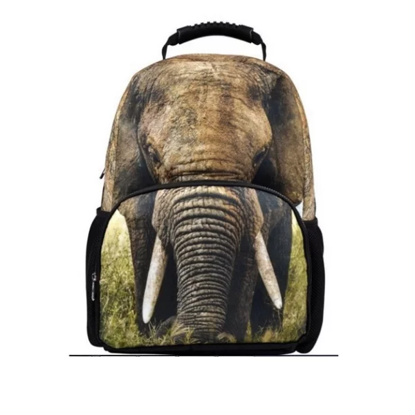 3d elephant animal backpack college school backpack bags