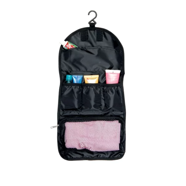 210d polyester foldable flat toiletry bags