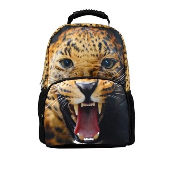 3d leopard print animal backpack college school rucksacks