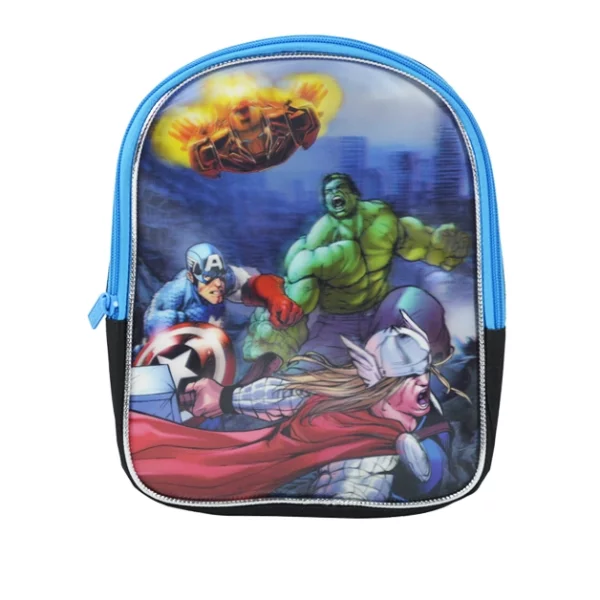 avengers pvc print school bags for kids
