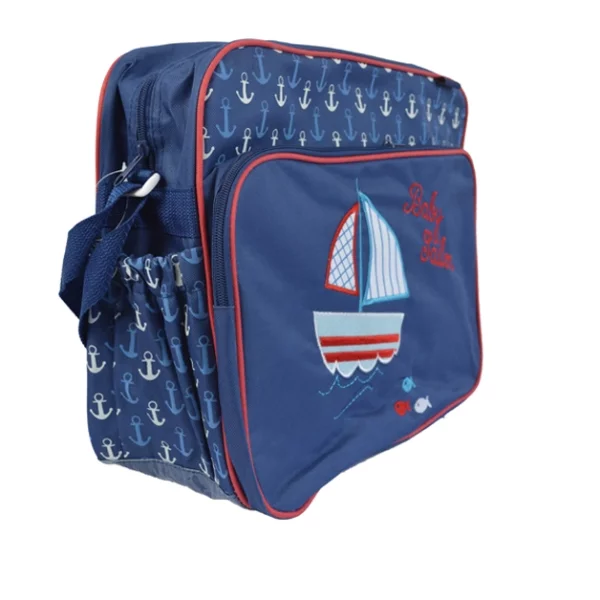 boat embroidery baby tailor diaper bags
