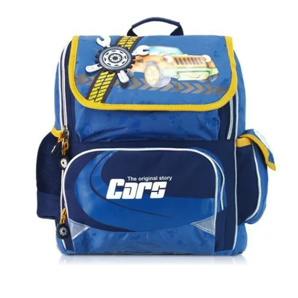 cartoon cars primary school backpacks