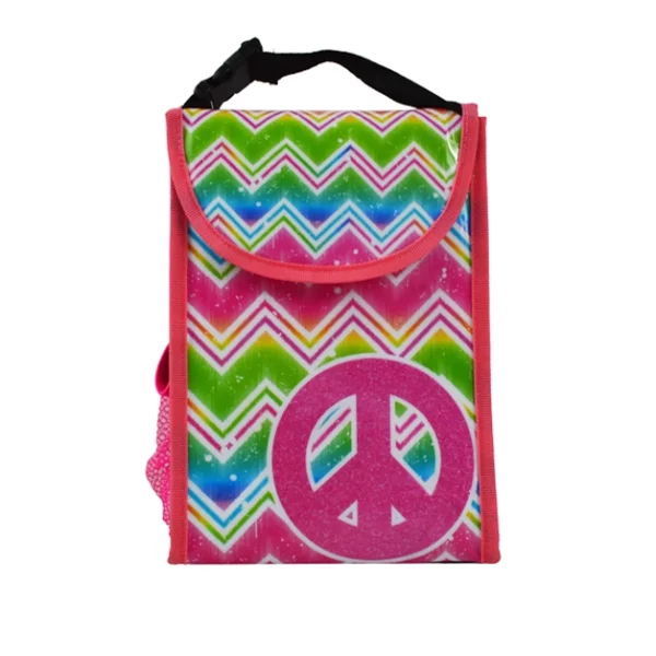 shining chevron cooler bags