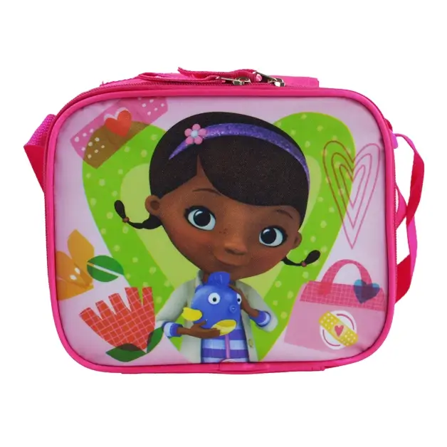 doc mcstuffins satin cooler lunch bags