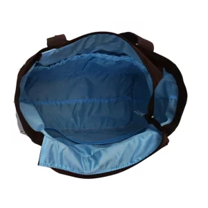 dot and circle embroidery tote diaper bags
