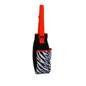 duo essential shoulder zebra print diaper bags