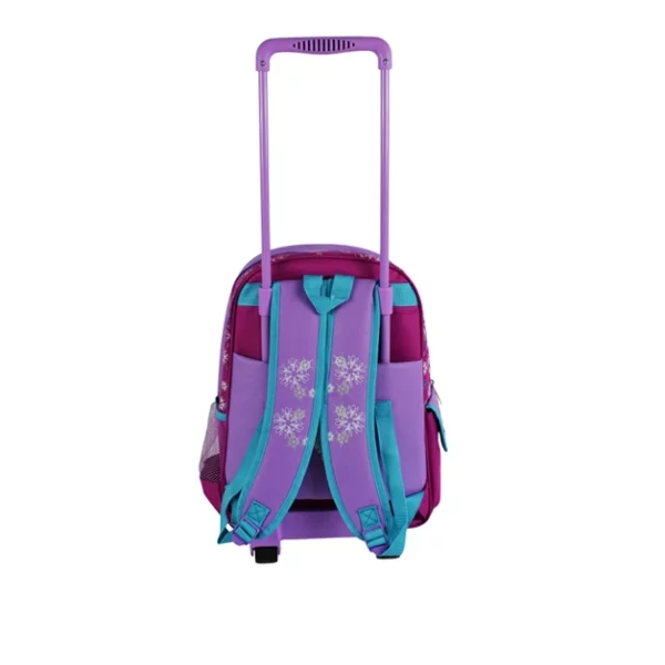frozen kids school backpack with wheels