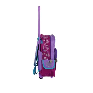 frozen kids school backpack with wheels
