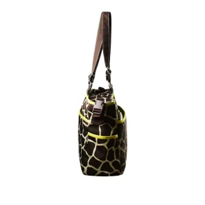 giraffe print tote diaper bags