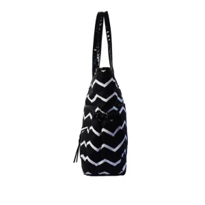 name brand chevron tote diaper bag