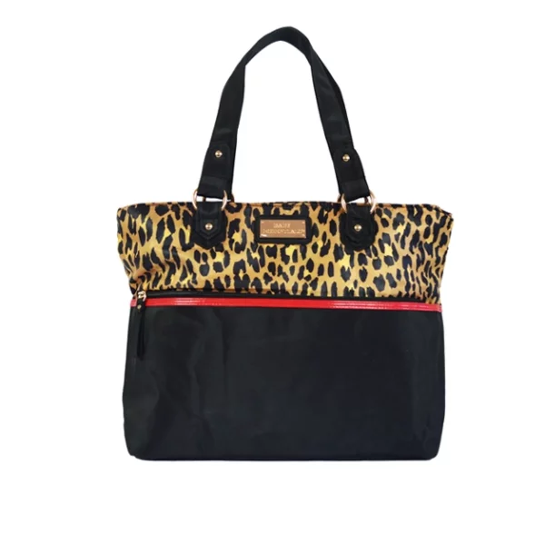 name brand leopard print tote diaper bags