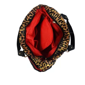 name brand leopard print tote diaper bags