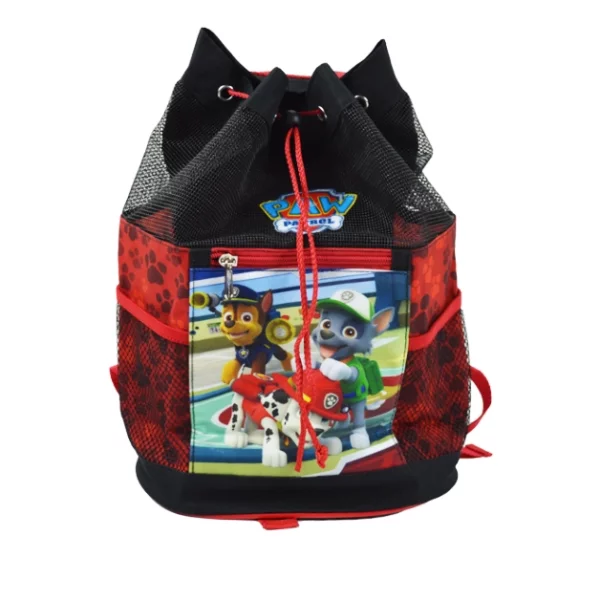 pvc mesh drawstring backpacks