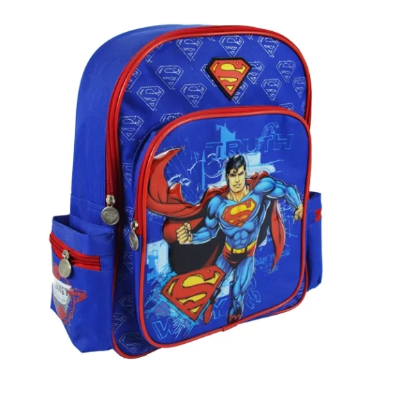 pvc print superman preschool bags