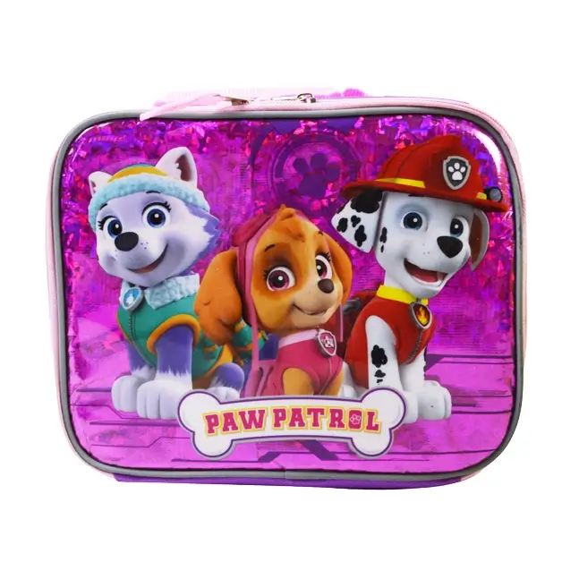 paw patrol waterproof cartoon lunch bags