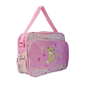 Sacos de fraldas de urso de bebê rosa para meninas
