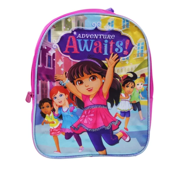 Bolsas de preescolar de dibujos animados rosa