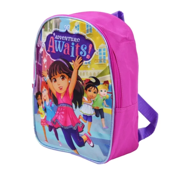 pink cartoon preschool bags