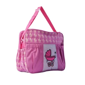 pink pram embroidery beautiful diaper bags