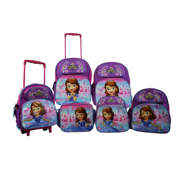 pink set sofia school bags