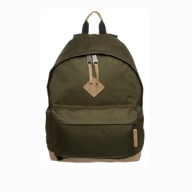 plain compact backpacks with leather