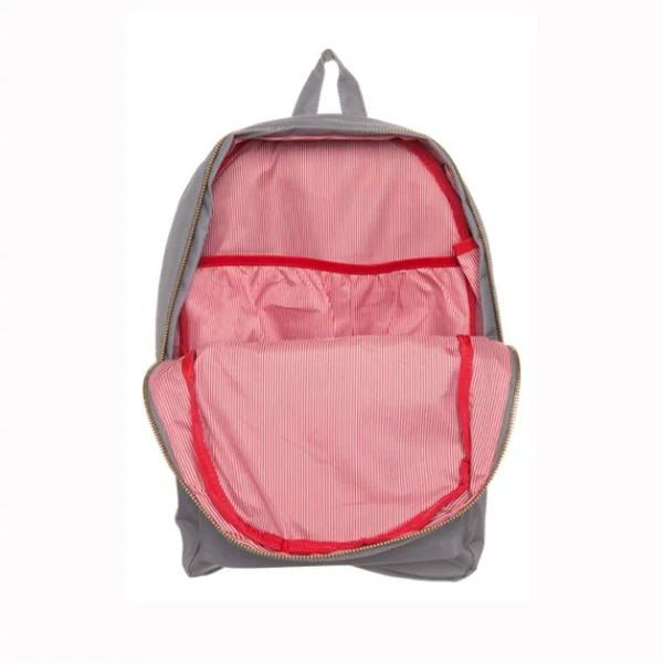 plain metal zipper backpacks