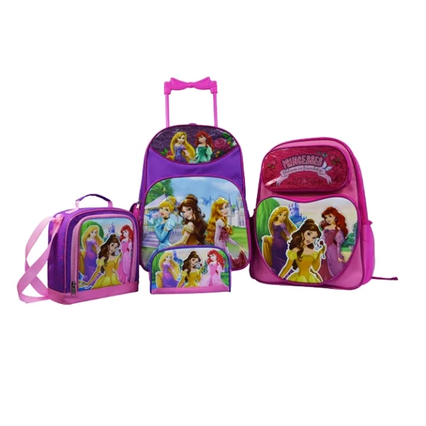 princess kids school bags