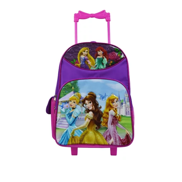 princess kids trolley school bags