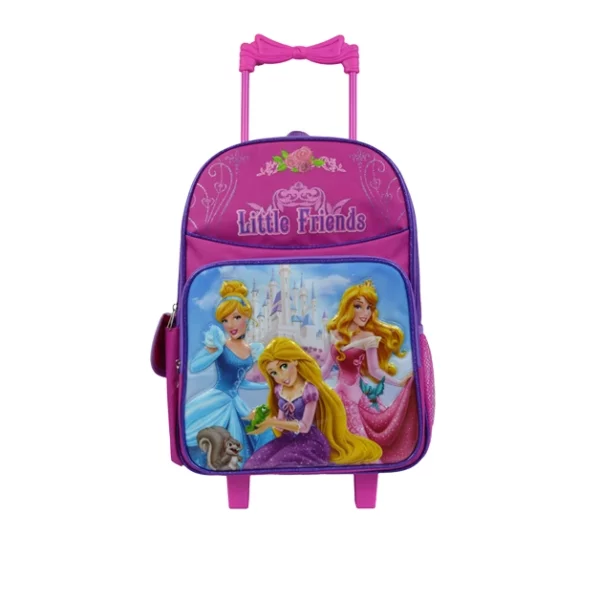 Princess crianças trole sacos escolares para meninas