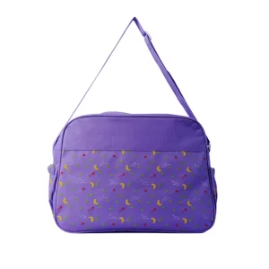 purple bear embroidery mummy diaper bags