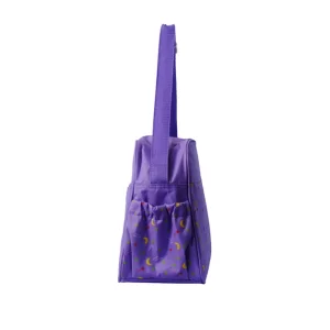 purple bear embroidery mummy diaper bags