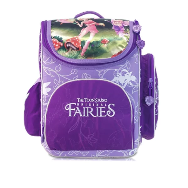 purple fairies primary back to school backpack bags