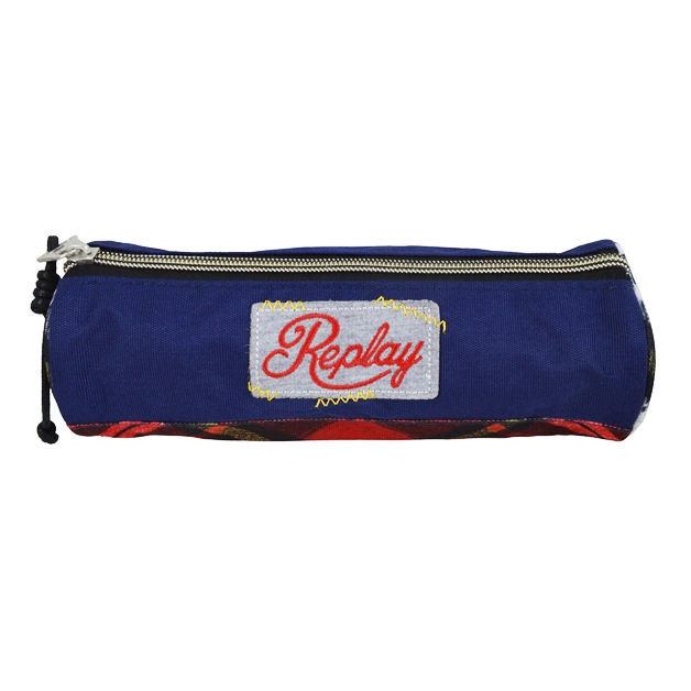 roll up plaid pencil cases