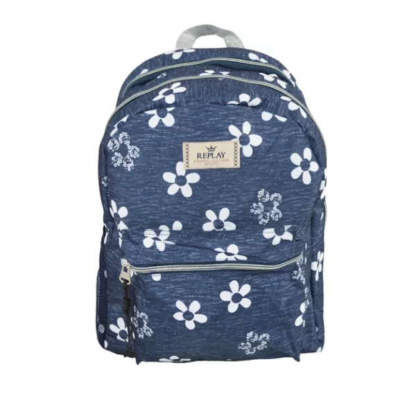 sliver zipper backpack bags for girls