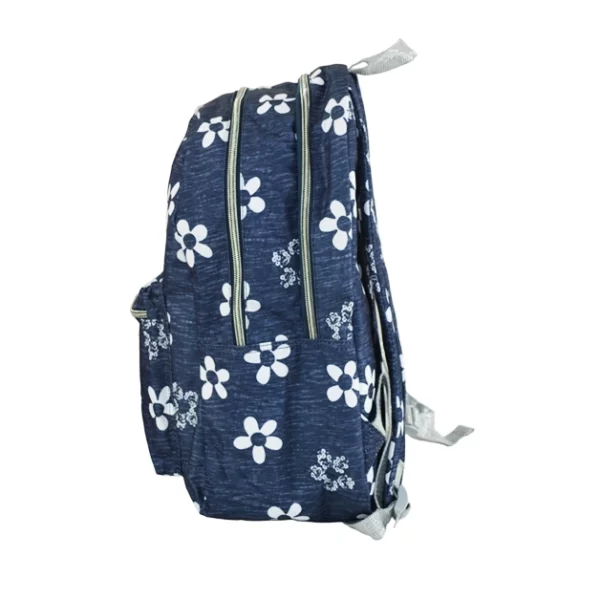 sliver zipper backpack bags for girls