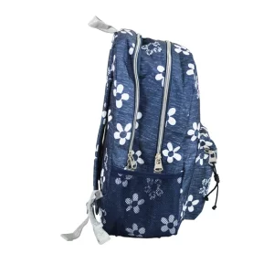 sliver zipper backpack bags for girls