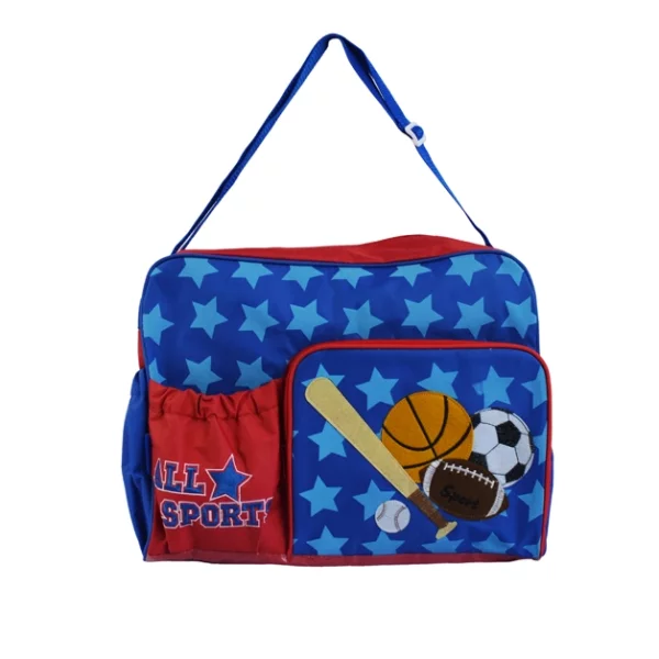 sports embroidery animal diaper bags