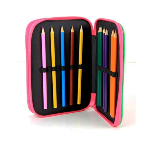 three layer pencil cases for girls