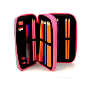 three layer pencil cases for girls