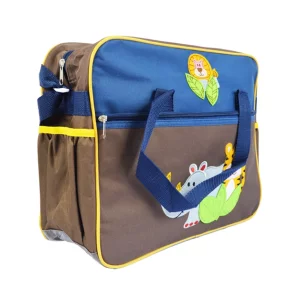 tiger rhinoceros embroidery animal diaper bags