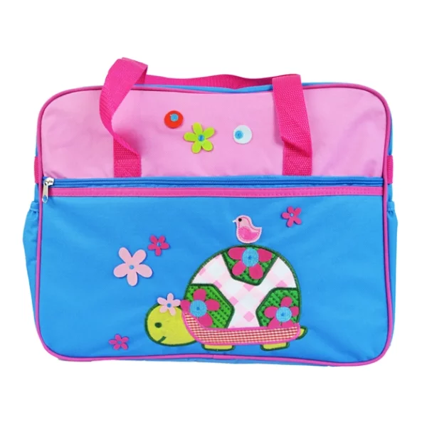 tortoise embroidery animal diaper bags