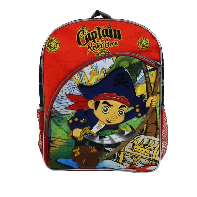 captain pvc print school bags