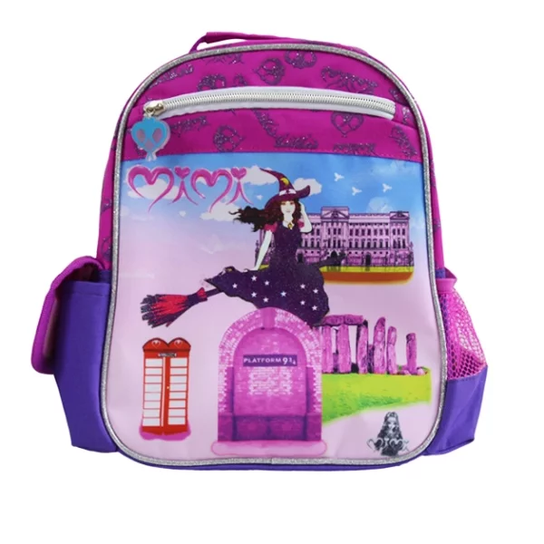 glitter piping toddler school bags