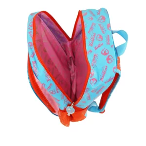 glitter print and piping school bags