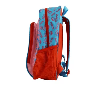 glitter print and piping school bags