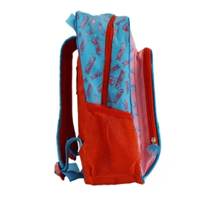 glitter print and piping school bags