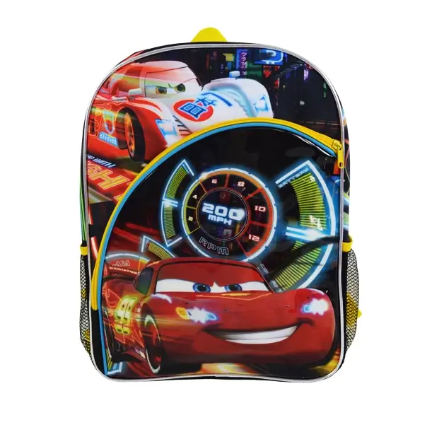 kids pvc glitter print school bags