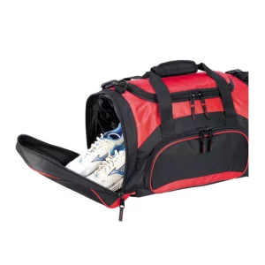 polyester travel bags with shoes pocket