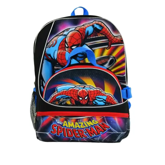 school bags with lunch bags